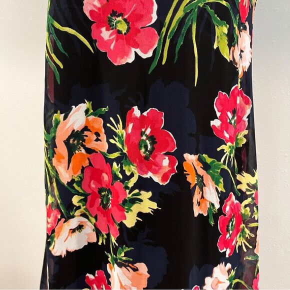 Tommy Hilfiger Floral Sleeveless a-line mini Dress size 4 - Picture 4 of 13